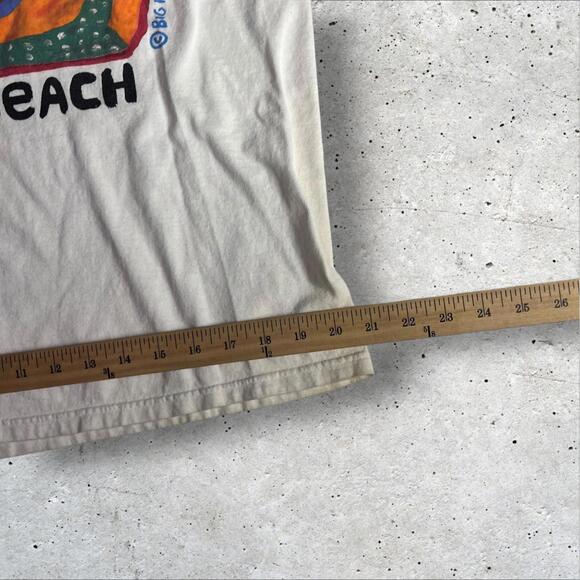 VTG You're‎ Makin Me Crazy Sunset Beach NC Big Head Designs Art T-Shirt Size L - Picture 7 of 8